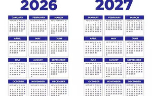 Calendrier 2026 2027
