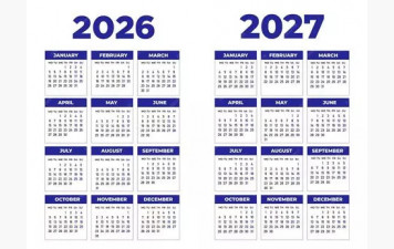 Calendrier 2026 2027