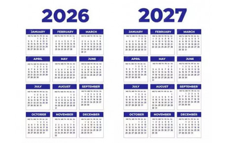 Calendrier 2026 2027